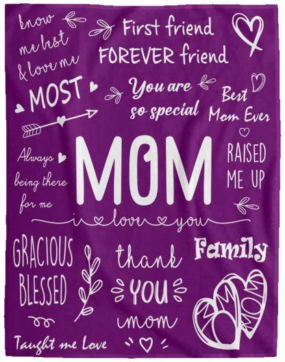 MOM - I LOVE YOU | PREMIUM PLUSH BLANKET