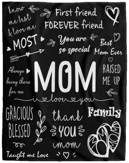 MOM - I LOVE YOU | PREMIUM PLUSH BLANKET