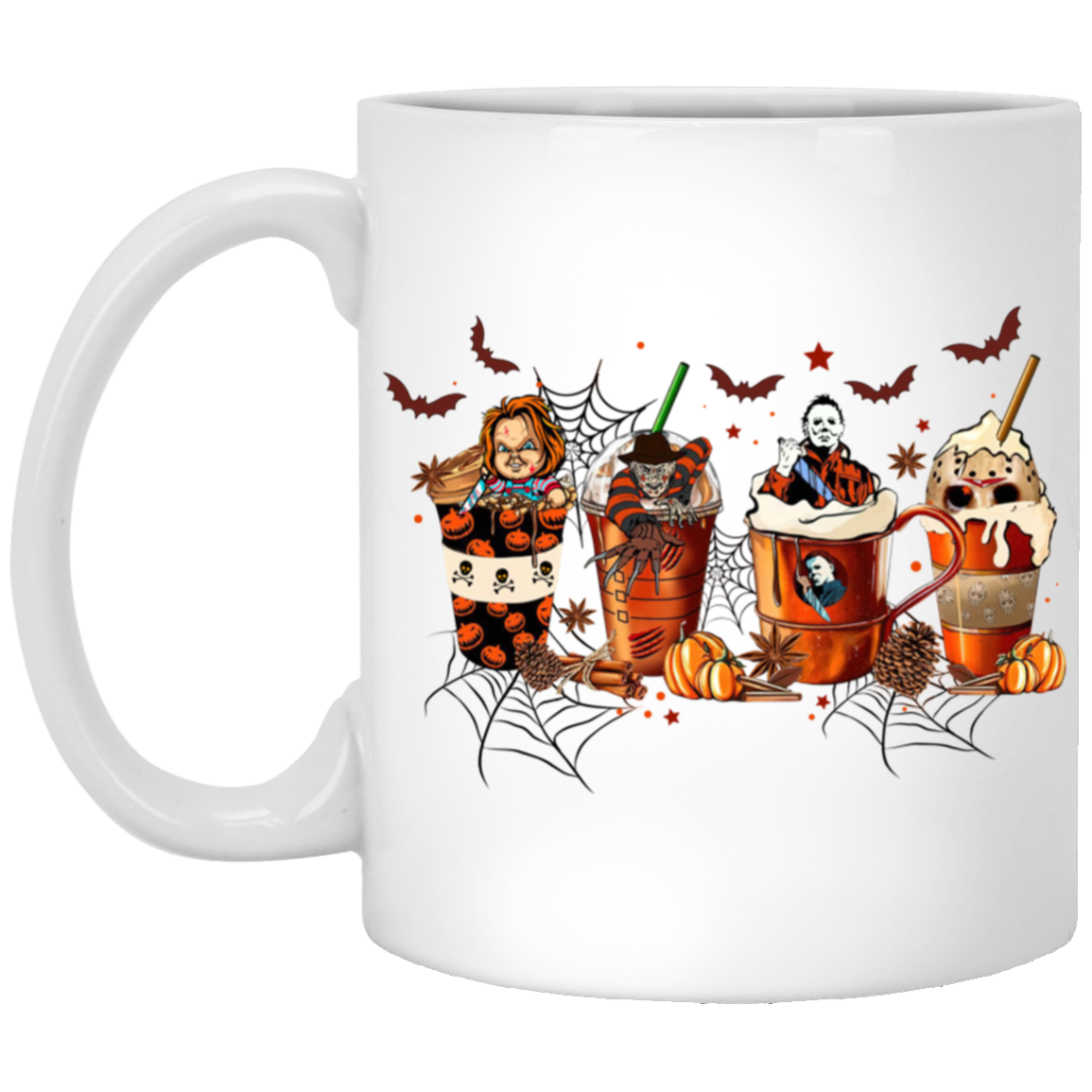 Pumpkin Spice Halloween Villain Coffee Mug