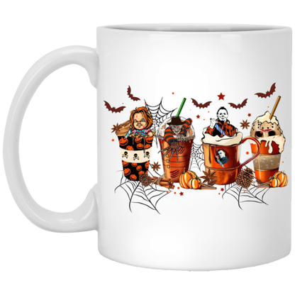 Pumpkin Spice Halloween Villain Coffee Mug