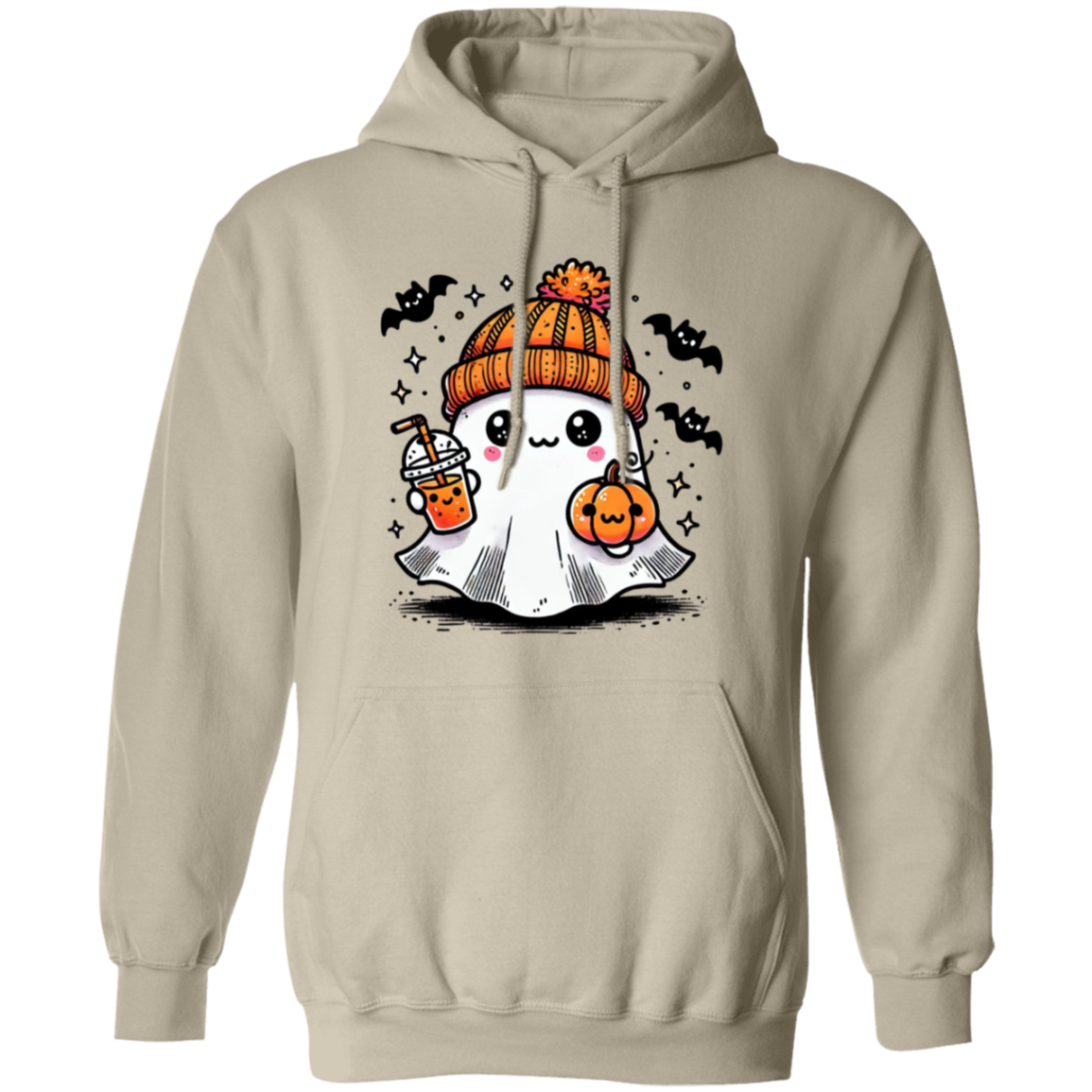 Cute Ghost Sipping Coffee | Apparel