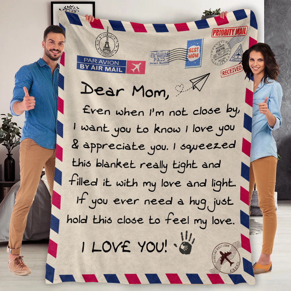 Dear Mom - Letter | Premium Plush Blanket