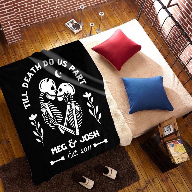 Till Death Do Us Part | Personalized | Premium Plush Blanket