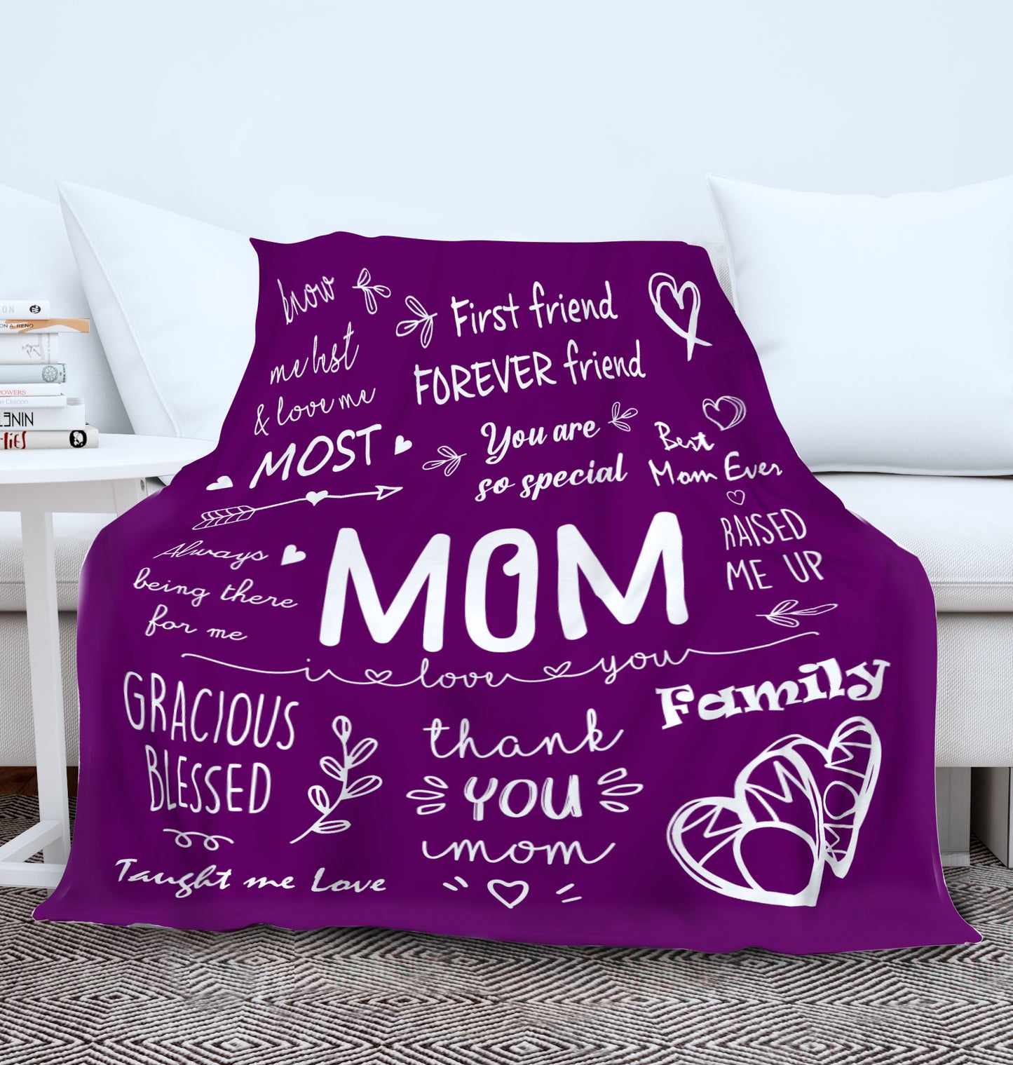 MOM - I LOVE YOU | PREMIUM PLUSH BLANKET