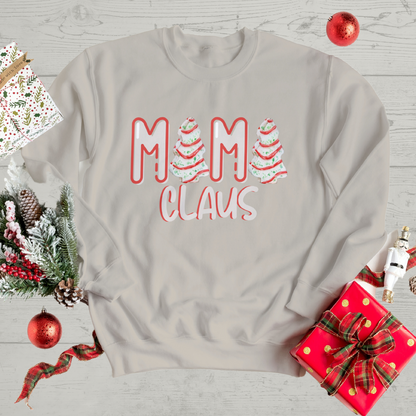 Mama Claus Christmas Tree Cake | Sweatshirt | Hoodie | T-Shirt