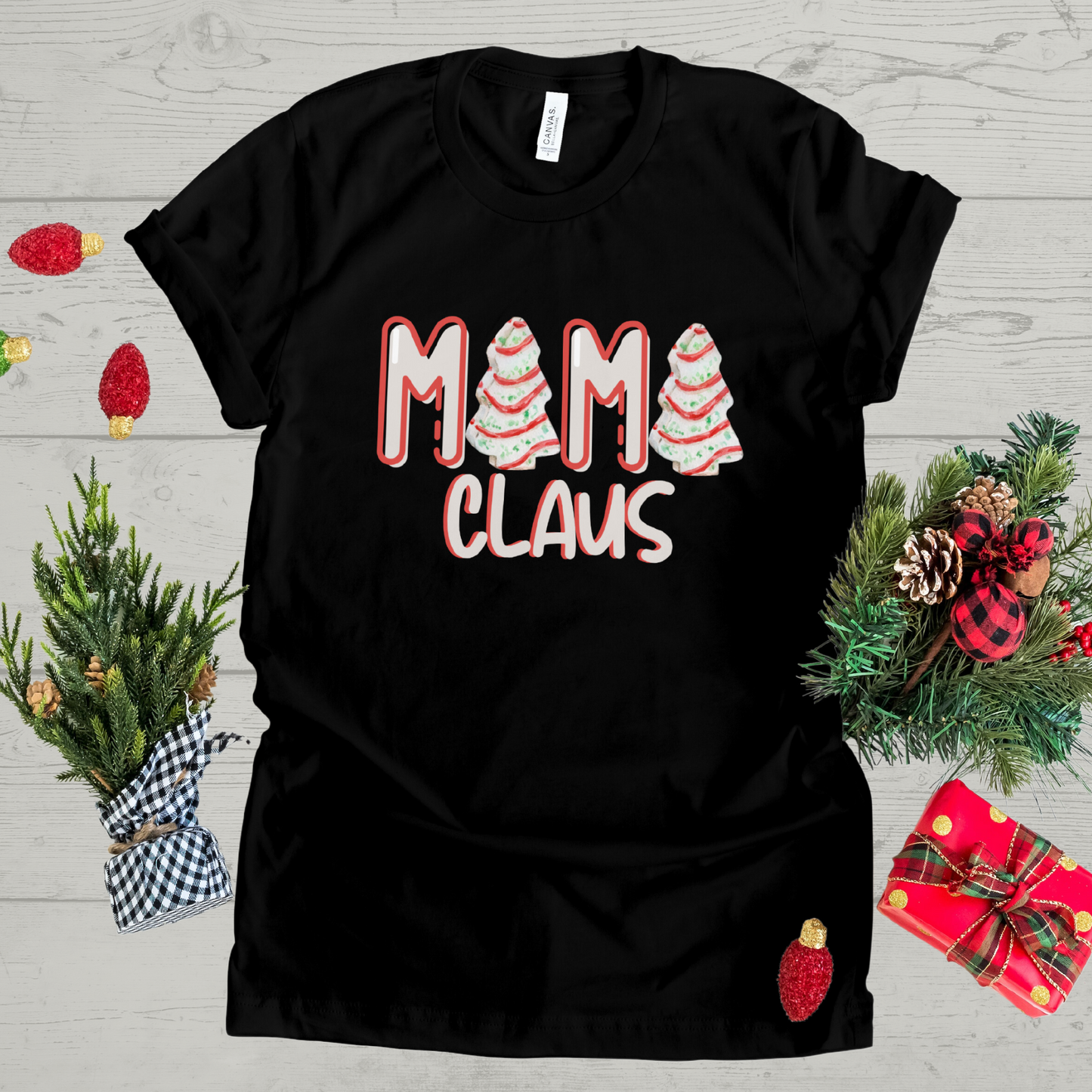 Mama Claus Christmas Tree Cake | Sweatshirt | Hoodie | T-Shirt