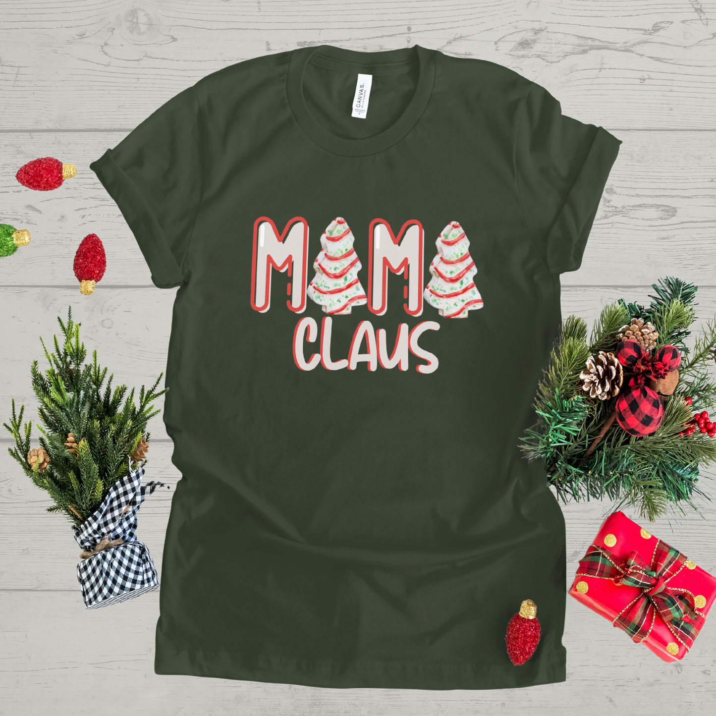 Mama Claus Christmas Tree Cake | Sweatshirt | Hoodie | T-Shirt