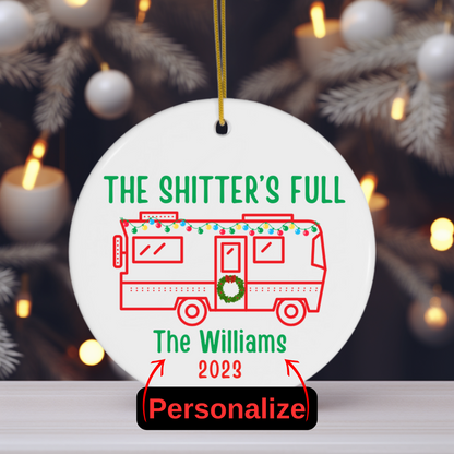 The Shitter's Full 2023 | Personalized | Christmas Ornament