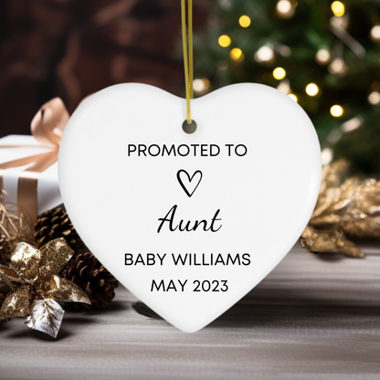 Promoted To | Personalized | Christmas Ornament