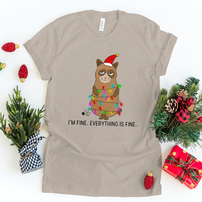 Cat Lover - Everything Is Fine | Hoodie | Sweatshirt | T-Shirt