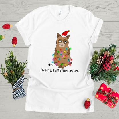 Cat Lover - Everything Is Fine | Hoodie | Sweatshirt | T-Shirt