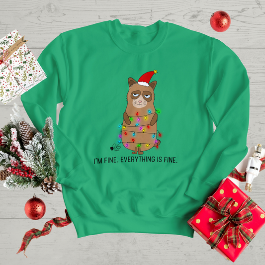 Cat Lover - Everything Is Fine | Hoodie | Sweatshirt | T-Shirt
