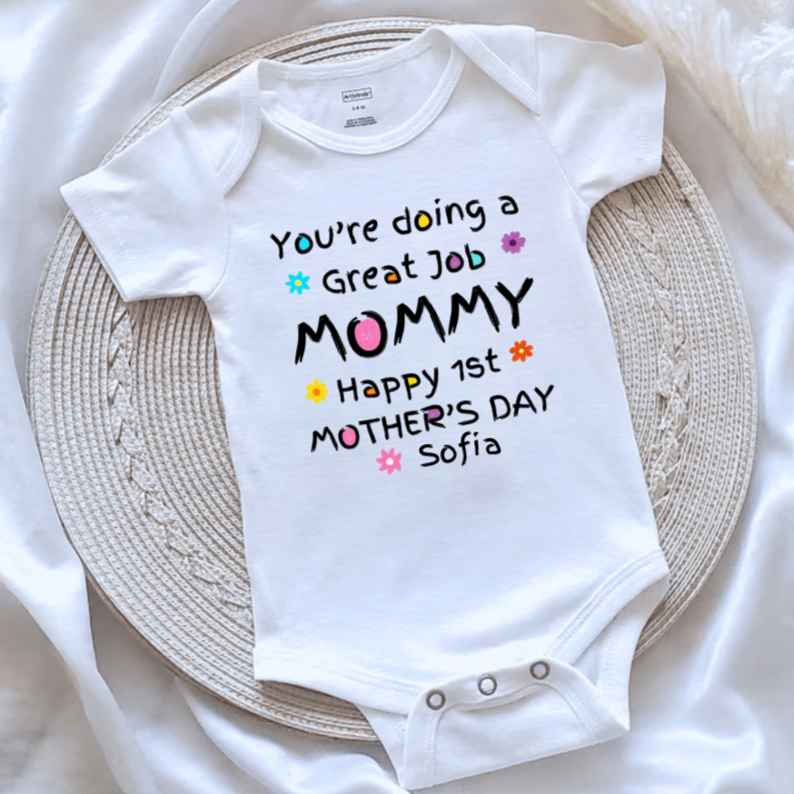You're Doing a Great Job Mommy | 1st Mother's Day Gift | Mommy and Me Outfit