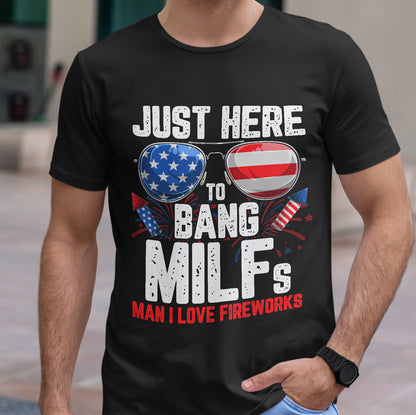 MILF-DILF - I Love Fireworks Matching T-Shirts