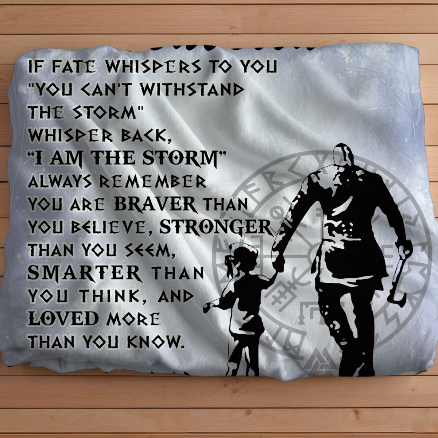 Daughter - I am the Storm | Personalized Blanket