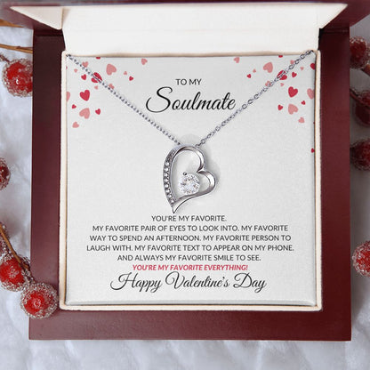 TO MY SOULMATE | FOREVER LOVE NECKLACE | VALENTINES DAY GIFT