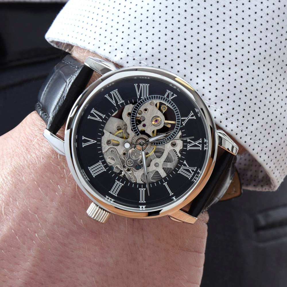 SON | MEN'S OPENWORK WATCH | GRADUATION GIFT | CLASS OF 2023