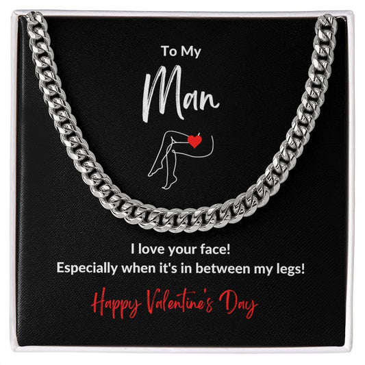 TO MY MAN | CUBAN LINK CHAIN | VALENTINES DAY