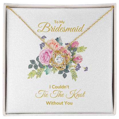 BRIDESMAID | LOVE KNOT NECKLACE | WEDDING GIFT | BRIDAL PARTY