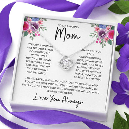 My amazing mom necklace
