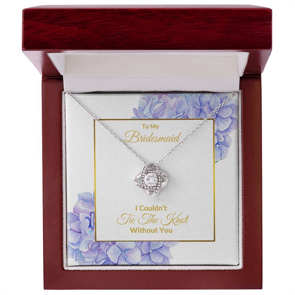 BRIDESMAID | LOVE KNOT NECKLACE | WEDDING GIFT | BRIDAL PARTY