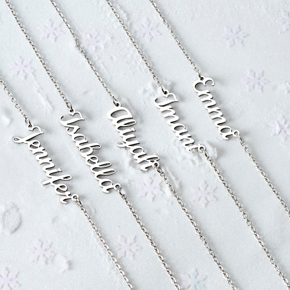 TO MY FUTURE WIFE | NAME NECKLACE | VALENTINES DAY GIFT | ENGANGEMENT GIFT