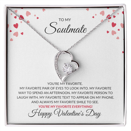 TO MY SOULMATE | FOREVER LOVE NECKLACE | VALENTINES DAY GIFT