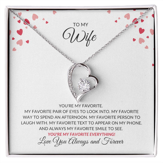 TO MY WIFE | FOREVER LOVE NECKLACE | VALENTINES GIFT