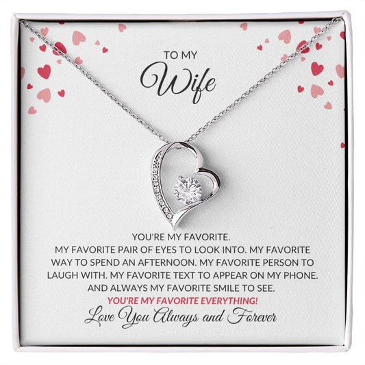 TO MY WIFE | FOREVER LOVE NECKLACE | VALENTINES GIFT