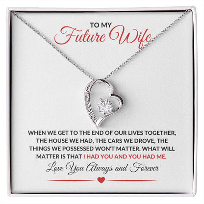 FUTURE WIFE | FOREVER LOVE NECKLACE | CHRISTMAS GIFT | VALENTINE'S DAY GIFT