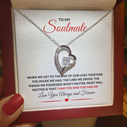 SOULMATE | FOREVER LOVE NECKLACE | CHRISTMAS GIFT | VALENTINE'S DAY GIFT