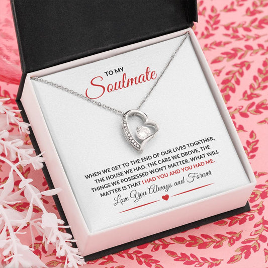 SOULMATE | FOREVER LOVE NECKLACE | CHRISTMAS GIFT | VALENTINE'S DAY GIFT