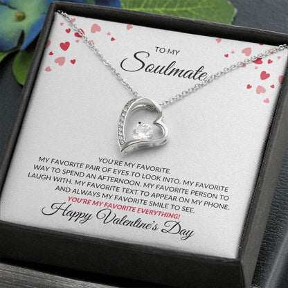 TO MY SOULMATE | FOREVER LOVE NECKLACE | VALENTINES DAY GIFT