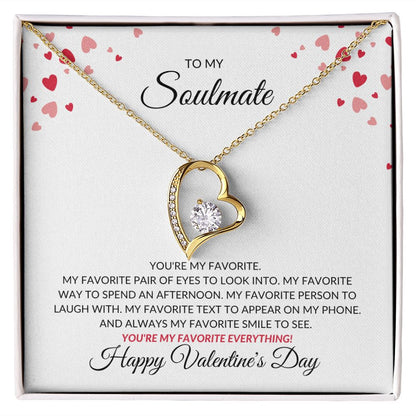 TO MY SOULMATE | FOREVER LOVE NECKLACE | VALENTINES DAY GIFT